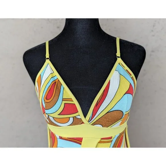 💜Colorful Geometric Print Dress by Satrustegui for Rebellion Dogs - Picture 3 of 13